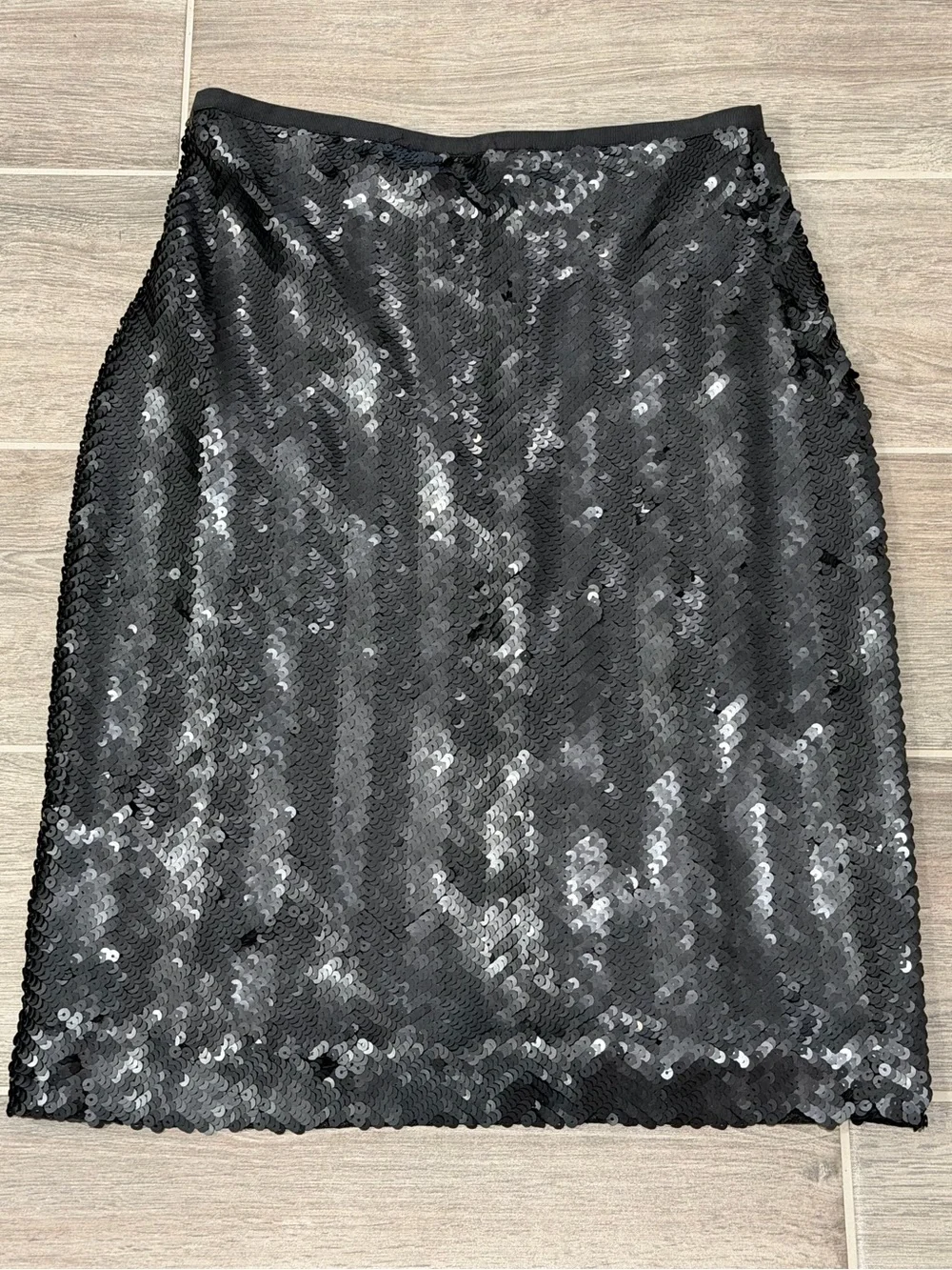 NWT! J. Crew Midnight Sequin Herringbone Pencil Skirt. Size 8.